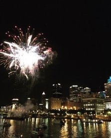 Fireworks in Pittsburgh, Pennsylvania